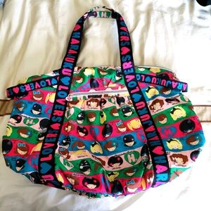 Harajuku Lovers Large zippered Tote Bag Purse